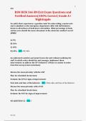 BSN HESI 366 RN Exit Exam Questions and Verified Answers 100- Correct Grade A&plus; Nightingale&period;