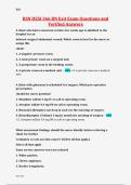 BSN HESI 366 RN Exit Exam Questions and Verified Answers&period;