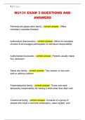 NU131 EXAM 3 QUESTIONS AND  ANSWERS 