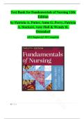 Test Bank for Fundamentals of Nursing 12th Edition by Patricia A&period; Potter &lpar;Latest 2025&sol;2026 Verified Update&rpar;