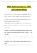 RMIN 4000 Edmunds Exam 3 2026 Questions and Answers