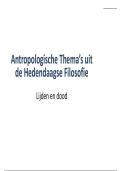 Antropologische thema&rsquo;s uit de hedendaagse filosofie