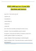 Rmin 4000 uga Bundled Tests 2026 Questions and Answers