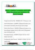 Lifestyle Consultant &lpar;NAFC&rpar; &vert; 2025&sol;2026 Exam Q&A &ndash; 100&plus; Questions &vert; Macronutrients&comma; Stress&comma; Blood Pressure&comma; Eating Disorders