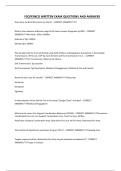 FSOFSNCO WRITTEN EXAM QUESTIONS AND ANSWERS