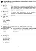 PSY 420 Exam 2 Comprehensive Questions with Verified Answers Graded A&plus; 100&percnt; Guaranteed