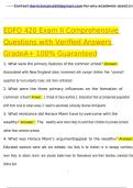 RCEA 420 final Comprehensive Questions with Verified Answers Graded A  100&percnt; Guaranteed Package Deal