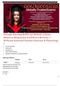 Portage learning BIOD 152 Module 3 Exam - Requires Respondus LockDown Browser &plus; Webcam Essential Human Anatomy & Physiology I