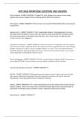 NCP EXAM OPERATIONS QUESTIONS AND ANSWERS