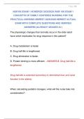 NUR166 EXAM 1 HONDROS 2025&sol;2026 &sol;NUR 166 EXAM 1 CONCEPTS OF FAMILY CENTERED NURSING FOR THE PRACTICAL NURSING NEWEST 2025&sol;2026 NEWEST ACTUAL EXAM WITH COMPLETE QUESTIONS AND VERIFIED ANSWERS &vert;ALREADY GRADED A&plus;&vert;