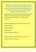 NUR166 EXAM 3 HONDROS 2025&sol;2026 &sol;NUR 166 EXAM 3 CONCEPTS OF FAMILY CENTERED NURSING FOR THE PRACTICAL NURSING NEWEST 2025&sol;2026 NEWEST ACTUAL EXAM WITH COMPLETE QUESTIONS AND VERIFIED ANSWERS &vert;ALREADY GRADED A&plus;&vert;