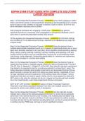 EDPNA EXAM STUDY GUIDE WITH COMPLETE SOLUTIONS  &vert;LATEST 2024&sol;2025