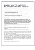 BUL3320 CHAPTER 1 VERIFIED STUDY QUESTIONS AND ANSWERS