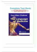 TEST BANK FOR The Language of Medicine 12th Edition by Davi-Ellen Chabner BA MAT (Author)latest Update.