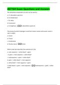 AST104 Exam Questions and Answers  