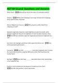 AST104 Exam2 Questions and Answers  