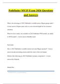 Pathfinder MY25 Exam 2026 Questions and Answers