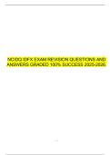 NCIDQ IDFX Exam Revision Questions and Answers 2025&ndash;2026 &ndash; Graded 100&percnt; Success