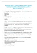 ACAMS MODULE 1 EXAM WITH ALL CORRECT & 100&percnt; VERIFIED ANSWERS&vert;ACTUAL COMPLETE EXAM&vert; ALREADY GRADED A&plus;