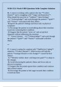 NURS 3511 Week 9 IBD Questions With Complete Solutions