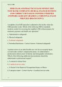 EHR EXAM AND PRACTICE EXAM NEWEST 2025  TEST BANK&vert; COMPLETE 450 REAL EXAM QUESTIONS  AND CORRECT DETAILED ANSWERS &lpar;VERIFIED  ANSWERS&rpar; ALREADY GRADED A&plus;&vert; EHR FINAL EXAM  PREP 2025 &lpar;BRAND NEW&excl;&excl;&rpar; 