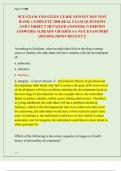 NCE EXAM AND STUDY GUIDE NEWEST 2025 TEST  BANK&vert; COMPLETE 2000 REAL EXAM QUESTIONS  AND CORRECT DETAILED ANSWERS &lpar;VERIFIED  ANSWERS&rpar; ALREADY GRADED A&plus;&vert; NCE EXAM PREP  2025&sol;2026 &lpar;MOST RECENT&excl;&excl;&rpar; 