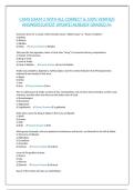 CAMS EXAM 2 WITH ALL CORRECT & 100&percnt; VERIFIED ANSWERS&vert;LATEST UPDATE&vert;ALREADY GRADED A&plus;