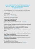 CAMS - INTERNATIONAL AML&sol;CFT STANDARDS EXAM WITH ALL CORRECT & 100&percnt; VERIFIED ANSWERS&vert; ALREADY GRADED A&plus;
