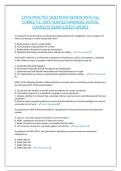 CAMS PRACTICE QUESTIONS REVIEW WITH ALL CORRECT & 100&percnt; VERIFIED ANSWERS&vert;ACTUAL COMPLETE EXAM&vert;LATEST UPDATE