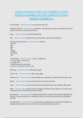 CAMS 104 EXAM 1 WITH ALL CORRECT & 100&percnt; VERIFIED ANSWERS&vert;ACTUAL COMPLETE EXAM&vert; ALREADY GRADED A&plus;