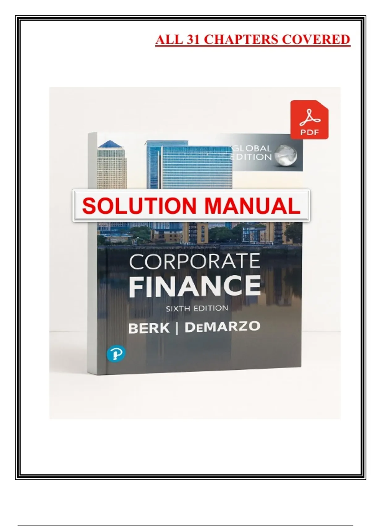Corporate Finance (6th Edition, 2024 – Berk & DeMarzo) | Complete