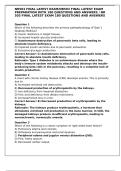 NR503 FINAL LATEST EXAM&sol;NR503 FINAL LATEST EXAM PREPARATION WITH 180 QUESTIONS AND ANSWERS &sol; NR 503 FINAL LATEST EXAM 180 QUESTIONS AND ANSWERS