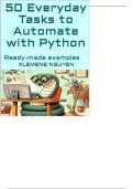 50 Everyday Tasks to Automate with Python &lpar;Nguyen&rpar; &ndash; PDF