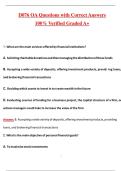 WGU D076 OA Exam Latest Update 2026 with Questions and Answers Pass the Exam&comma; 100&percnt; Verified &lpar;2025 &sol; 2026&rpar; Graded A&plus;