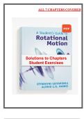 A Student&rsquo;s Guide to Rotational Motion &lpar;New Edition&comma; 2023 &ndash; Student&rsquo;s Guides&rpar; &vert; Complete Solutions Manual PDF