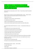 6700 - Exam 1 - modules 1-3 Study Guide Questions and Actual Answers 2025-2026 Version&period;