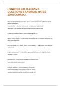 HONDROS BIO 254 EXAM 1 QUESTIONS & ANSWERS RATED 100&percnt; CORRECT