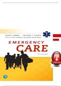 Emergency Care&comma; 14th Edition &ndash; Daniel Limmer &ndash; Test Bank &lpar;Chapter Coverage&rpar;
