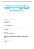 Paramedic Anatomy and Physiology Exam &ndash; EMS Certification & Study Guide