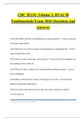 HVAC Bundled Tests 2026 Questions and Answers