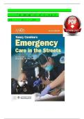 Test Bank For Nancy Caroline&rsquo;s Emergency Care in the Streets&comma; 9th Edition by Nancy Caroline&comma; All Chapters 1 - 53 LATEST 2025