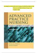 Test bank for Advanced Practice Nursing&colon; Essential Knowledge for the Profession&comma; 3rd Edition &ndash; Denisco &vert; Test Bank Chapters 1&ndash;31 &vert; Complete Guide for APN Exam Prep