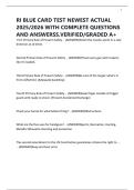 RI BLUE CARD TEST NEWEST ACTUAL 2025&sol;2026 WITH COMPLETE QUESTIONS AND ANSWERSS&period;VERIFIED&sol;GRADED A&plus;