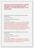 EDELMAN SPI EXAM WITH WELL VERIFIED  QUESTIONS AND ANSWERS&vert;&vert; ALREADY  GRADED A&plus; &vert;&vert; GUARANTEED PASS &vert;&vert; LATEST  UPDATE 2025 