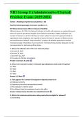 NIH Group E &lpar;Administrative&sol;Clerical&rpar; Practice Exam &lpar;2025&sol;2026&rpar;