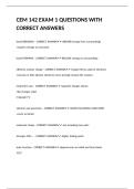 CEM 142 EXAM 1 QUESTIONS WITH CORRECT ANSWERS&period;