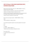 CEM 142 Exam 3 MSU EXAM QUESTIONS WITH COMPLETE SOLUTIONS
