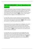 CDP MOCKBOARD1 -Exam Questions and Answers