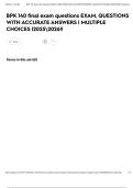 BPK 140 final exam questions EXAM&comma; QUESTIONS WITH ACCURATE ANSWERS &vert; MULTIPLE CHOICES &vert;20252026&excl;&excl;