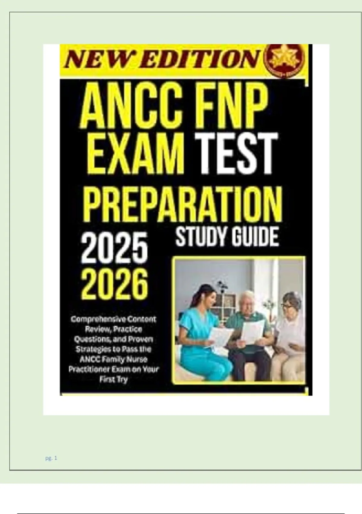 ANCC FNP EXAM TEST PREPARATION LATEST 2025 ACTUAL EXAM| COMPLETE ...